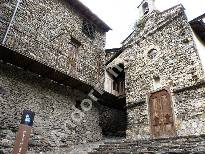 La Casa Rossell, dans le centre du village d'Ordino