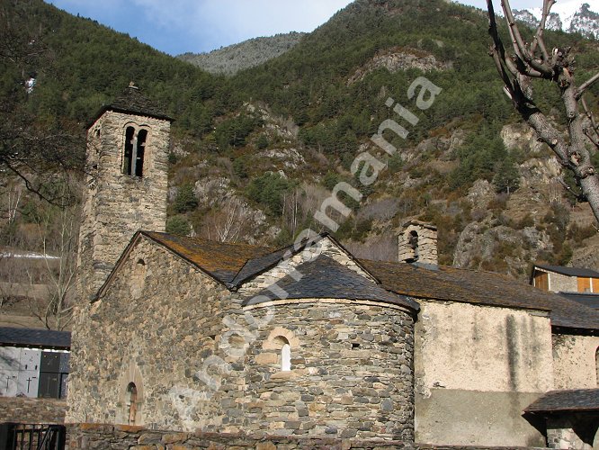 Eglise Sant Martí de la Cortinada (Ordino Andorre)